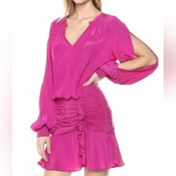Ramy Brook - Becca Dress - Magenta Size 8